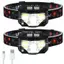 Mini USB Sạc COB Đèn Đỏ Đèn Pha LED Chạy Ban Đêm Ngoài Trời Câu Cá Đêm Chống Nước Đầu Cảm Biến Ánh Sáng Mạnh Mẽ Đèn Pha