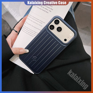 Ốp Điện Thoại Hành Lý Sang Trọng Cho iPhone 17 Pro Max 16 15 14 13 12 11 Pro Max Vỏ Bảo Vệ Cứng Chống Sốc