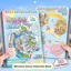 WANYEDI Cabin Scene Pocket Sticker, PET Phim Hoạt Hình Phong Cảnh Miếng Dán Sách, DIY Nhà Thu Nhỏ Miếng Dán Cabin Cảnh Cho Trẻ Em