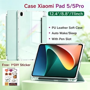 Ốp điện thoại Xiaomi Pad 5 Pro 11 inch có khe cắm bút Vỏ bảo vệ từ tính Xiaomi MiPad 8 / 8Pro 11.2 inch có mặt sau trong suốt POCO Pad X1 11.2 inch Vỏ Xiaomi Pad Mini