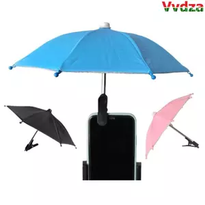 Giá đỡ ô điện thoại VVDZA, có kẹp ô điện thoại tấm che nắng chống chói, chống nắng sáng tạo Điện thoại phổ thông chống nước ô chống nước ngoài trời