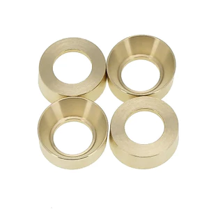 Cho 1 / 24 Trục SCX24 90081 RC Xe Kim Loại Bánh Xe Đối Trọng Bánh Xe Trung Tâm Độ Dày 6 Mm Đồng Khớp Nối Bộ