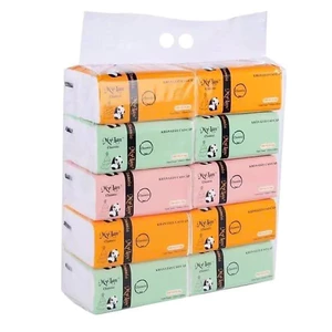 Khăn Giấy Rút Gấu Trúc 100 Tờ/3 lớp MyLan Cao Cấp. khăn giấy khô rút mini