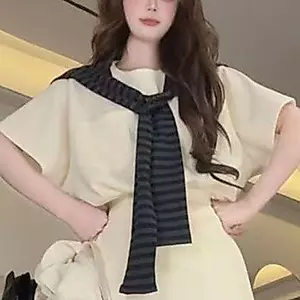 Mùa hè 2026 Bộ đồ ba mảnh màu trơn phong cách Hàn Quốc thông thường Bộ đồ dáng rộng đơn giản cao cấp phù hợp thời trang Giảm tuổi