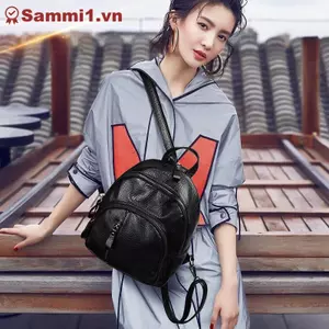 ZK Vintage Da PU Ba Lô Nữ Mini Du Lịch Đeo Vai Bé Gái Học VN