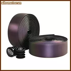 AIHOM Đi Xe Đạp Xe Đạp Tay Lái Băng Ánh Sáng Phản Quang Xe Đạp Thanh Băng Bọc Da Pu,