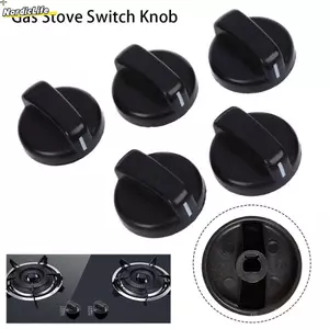NORDICLIFE 1 / 2 / 5 Cái Núm Hob, Tay cầm bằng nhựa tổng hợp Bếp Gas Núm điều khiển, 8mm cho nút công tắc thay thế lò nướng Benchtop