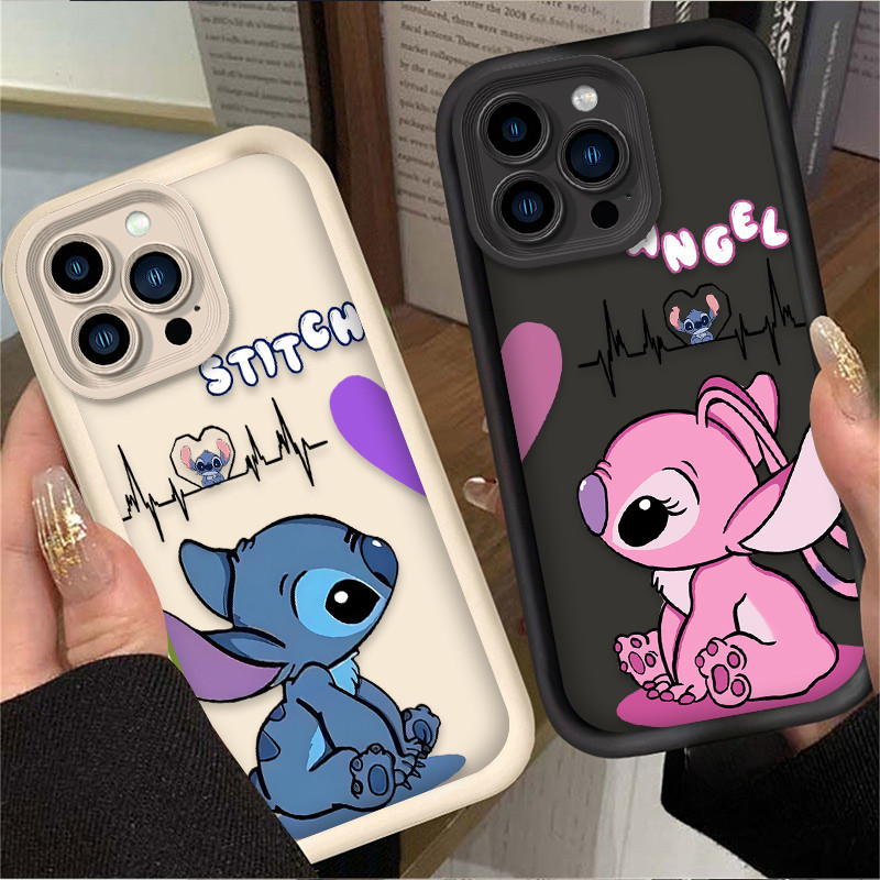 Dành Cho Honor 600 500 400 Smart Pro 600 Lite X9d X7d X8d X6d X5C Plus Sang Trọng Đáng Yêu Disney Stitch Vỏ Mềm Silicon Chống Sốc Vỏ Điện Thoại Lỏng