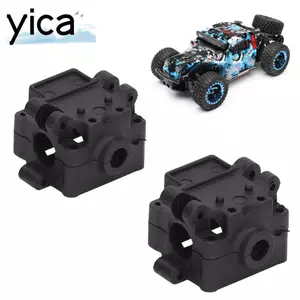 YICA 2 Bộ Hộp số RC, Vỏ hộp số RC màu đen bằng nhựa, Phụ kiện RC cho Wltoys 284161/284010/284131 Phiên bản, phiên bản K969, xe RC phiên bản K989