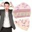 Đồ chơi kẹp bánh hình tam giác QEARY, Đồ chơi mô phỏng phô mai tam giác di động sáng tạo, Bánh mô phỏng phục hồi chậm Fuuny Đồ chơi mô phỏng Squishy tăng chậm