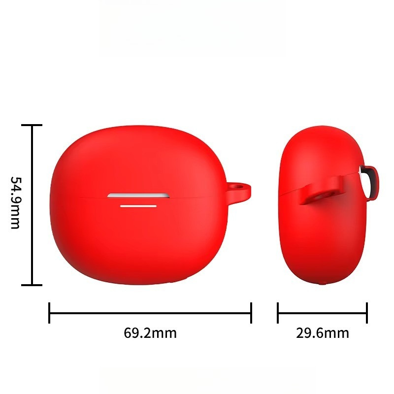 Ốp Lưng Silicon Chống Sốc Cho Tai Nghe Xiaomi Redmi Buds 8, Vỏ Bảo Vệ Phụ Kiện Chống Bụi, Chống Va Đập Cho Hộp Sạc Redmi Buds 8