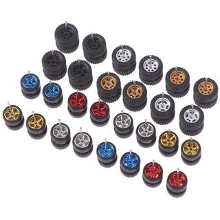 ASDFGER 1 Bộ Lốp xe sửa đổi ô tô điều khiển từ xa, Đường kính 14 * 5.5mm Trung tâm bánh xe sửa đổi bằng nhựa, Trung tâm ô tô hợp kim đúc 1 / 64 chất lượng cao