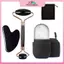 MYPANDA Facial Ice Roller Plus Gua Sha Set Dụng cụ Massage làm mát cho bọng và nâng trong thói quen làm đẹp tại nhà hàng ngày.