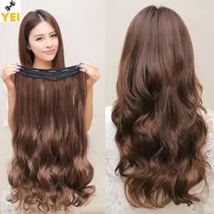 < YEI > 50CM Tóc Dài Tóc Giả Xoăn Vô Hình Tóc Giả Thời Trang Nữ Tóc Giả Mới