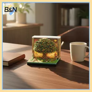 Lịch B & N 2027 có đèn LED tích hợp và xé 3D để trang trí văn phòng nâng cao.