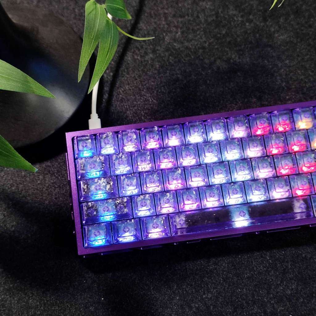 Keycap Carbon Xuyên Led Dành Cho Bàn Phím Cơ , Bàn Phím He Keycap Trong Suốt - 139 Phím - Keycap Bàn Phím - CooBe Store | BigBuy360 - bigbuy360.vn