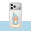 Ốp điện thoại cứng hình cậu bé trong mưa từ tính cho iPhone 17 16 Pro 15 14 Pro Max Vỏ bảo vệ mờ mờ mờ trong suốt