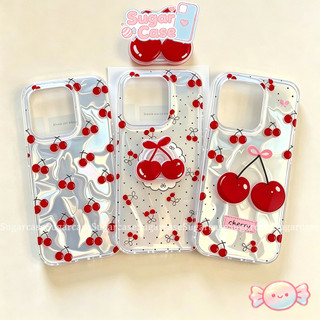 Ốp Lưng Cho Oppo A5X A5Pro A3Pro A3X A5ipro A5 A38 A60 A3 A18 A7 A15 A16 A57 A17 A55 Bìa mềm Sweet Cherry Stand