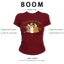 BOOM Áo Baby Tee Nữ Cotton Ôm Body-Áo Thun Ngắn Tay Y2K In Hình PhongCách Mùa Hè, Cổ Tròn Hàng Đầucách hàn quốc phong209