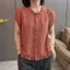 Áo sơ mi nữ tay ngắn dáng rộng và thời trang phiên bản Hàn Quốc mới mùa hè