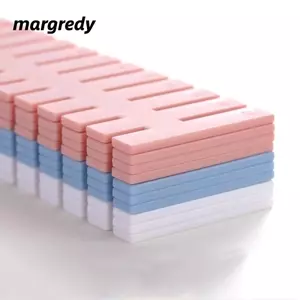 MARGREDY 4 cái / bộ Bảng chia ngăn kéo, Bảng sắp xếp lưu trữ ngăn kéo DIY tiết kiệm không gian, Lưới nhựa bền có thể điều chỉnh phân vùng sắp xếp lưu trữ đồ lặt vặt