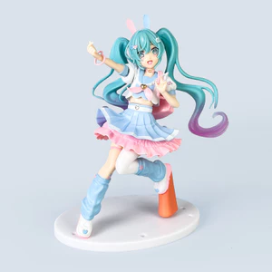 Hatsune Miku 19cm Tai Thỏ Thủy Thủ Đồng Nhất Hình JK Anime Cô Gái Mô Hình PVC Để Bàn Trang Trí Xe Hơi Sưu Tập Quà Tặng