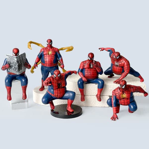 Avengers Béo Người Nhện 8cm Hình Sưu Tập Siêu Anh Hùng Chibi Người Nhện Búp Bê Hành Động PVC Để Bàn Xe Trang Trí Quà Tặng