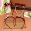 Công Chúa Tính Khí Kim Cương Giả Vương Miện Đầu Năm Mới Đỏ Retro Nhung Nơ Băng Đô Đảng Sinh Nhật Mũ 6.12