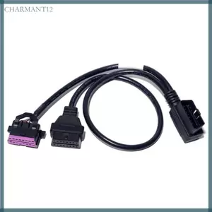 Char OBD2 Nối Dài Bộ Chia Dây Cáp Bộ Chuyển Đổi 16 Pin Đôi Cổng Nữ Thích Hợp Cho Xe Chẩn Đoán Thiết Bị Sử Dụng 50c