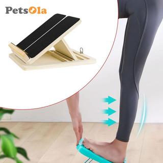 Ván nghiêng bằng gỗ cho bắp chân co giãn chuyên nghiệp Cáng chân có thể điều chỉnh Bảng nghiêng cho Pilates Thiết bị tập thể dục tại nhà