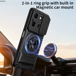 Vỏ Cho Infinix NOTE 30 Ốp Lưng Infinix Note 30 5G 4G Vỏ Magsafe Từ Gấp Giá Đỡ Giáp Quân Sự Vỏ Bảo Vệ Camera