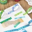 Bộ băng Washi BEABOUT, 20 cuộn Băng Washi dài 2m rộng 10mm, Hoa văn trái cây đầy màu sắc Băng che mặt họa tiết thực vật để lưu niệm