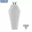 <cosyh>Stainless Steel Hip Flask 6oz Capacity Classic Silver Finish Compact Design
