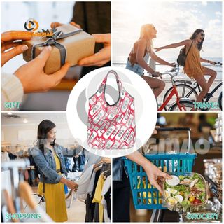 Túi mua sắm di động BTS ARIRANG Túi mua sắm có thể gập lại có thể gập lại (38 * 64CM)
