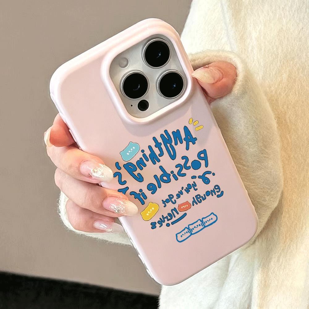 Nguyên khí văn bản cho iPhone17promax trường hợp điện thoại 161514plus3trong1bezel131121