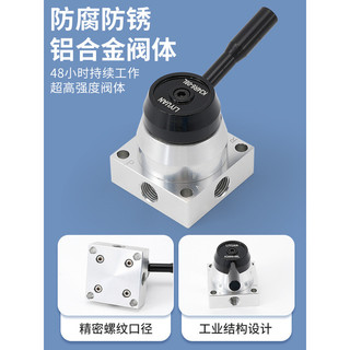 Công tắc khí nén Van thủ công Van thủ công Một trong hai ra K34R6-08D Điều khiển xi lanh Van đảo chiều Van thủ công L