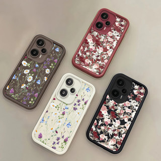 Vỏ Họa Tiết Hoa Cho VIVO V70 FE V60 V50 V40 Lite V29 V30 Pro X200 FE V30E V29E V27E TPU Silicone Hàn Quốc Chống Sốc INS Sáng Tạo Phụ Kiện Hợp Thời Trang Vỏ Bảo Vệ