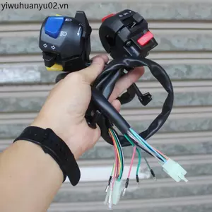 Xe Máy Hoàng Tử Mỹ Tay Cầm Công Tắc Lắp Ráp Thích Hợp Cho GN125GS125 Hoàng Tử Bạc Da Báo Đường Bull Hội