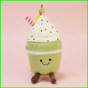PS1 Jellycat Plushie Thực phẩm vui nhộn Theo chủ đề Dễ thương Sang trọng Móc khóa Túi Charm SP1