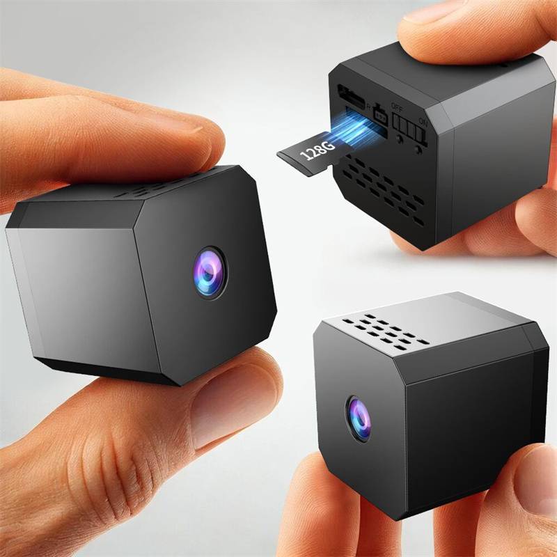 Camera an ninh wifi Phu F1 HD-Tầm nhìn ban đêm ngoài trời, thiết kế mini Cube, xem từ xa VN