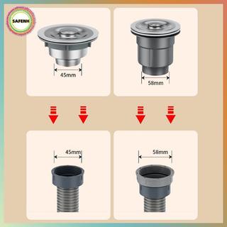 SAFENH Bồn Rửa Đôi Bồn Rửa Nhà Bếp Ống Thoát Nước 2 Trong 1 Đầu Nối Để Thay Thế Hệ Thống Xử Lý Rác VN