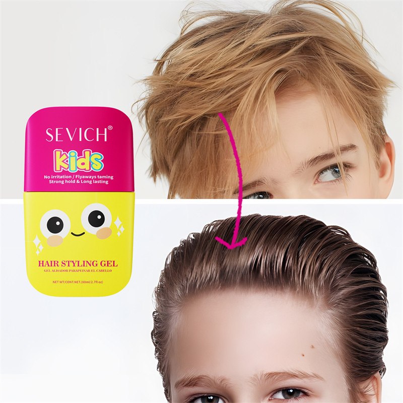 Gel tạo kiểu tóc SEVICH Dinosaur Kids với lược tạo kiểu Gel dưỡng tóc chống dính lâu trôi 80ml