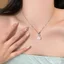 Mới Màu Hồng Nơ Vỏ Vòng Cổ Nữ Thiết Kế Niche Ngọt Xương Đòn Dây Xích Nhỏ Tinh Tế Phụ Kiện Bán Buôn
