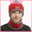 MYPANDA Mùa Đông Ấm Áp Mũ Dệt Kim Bộ Khăn Ấm Beanies Len Đan Mũ Nam Nữ Đi Xe Đạp Ngoài Trời Trượt Tuyết Bảo Vệ Lạnh Ne Mũ Mặt nạ.