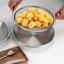 Giỏ thoát dầu bằng thép không gỉ mới có chảo lọc chiên sâu