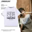 Chống Lại Tình Yêu Ziyu Tian Xue Cùng Phong Cách Áo Thun Tay Ngắn Nam Nữ Mùa Hè Mỹ Sáng Tạo In Tất Cả Trận Đấu Phố