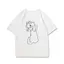 Mary Cat Áo Thun Nữ Tay Ngắn Hoạt Hình Ngắn Top Thiết Kế Cảm Thấy Hợp Thời Trang Dễ Thương Top Nam Nữ Cùng Phong Cách