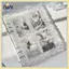 B & N 6 Lỗ Album Thư Mục A5 Chất Kết Dính Bìa Thẻ Ảnh Bộ Sưu Tập Người Tổ Chức Acrylic Water Ripple Album Trong Suốt.