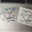 Sáng Tạo Dễ Thương Hoạt Hình Đi Bộ Kitty 3D Ba Chiều Rỗng Chống Thấm Nước Laser Miếng Dán Máy Tính Bảng PC Tai Nghe Miếng Dán 5.28
