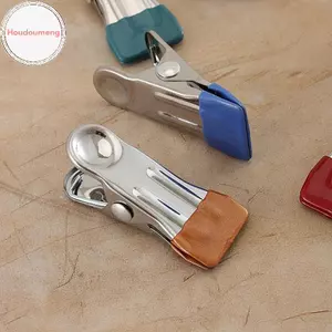 Hodou 5 Cái DIY Da Thủ Công Kim Loại Trợ Lý Khâu Kẹp Tay Cố Định Da Dụng Cụ VN